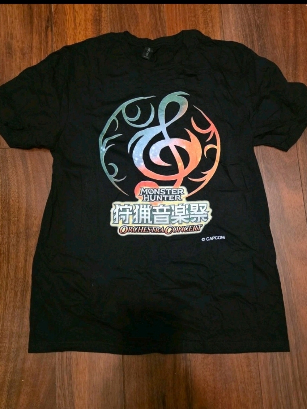 Monster Hunter Official Orchestra Concert Black Graphic Tee Unisex